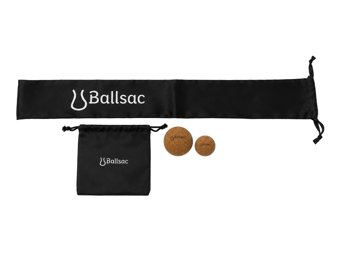 Ballsac Back Massager in Black